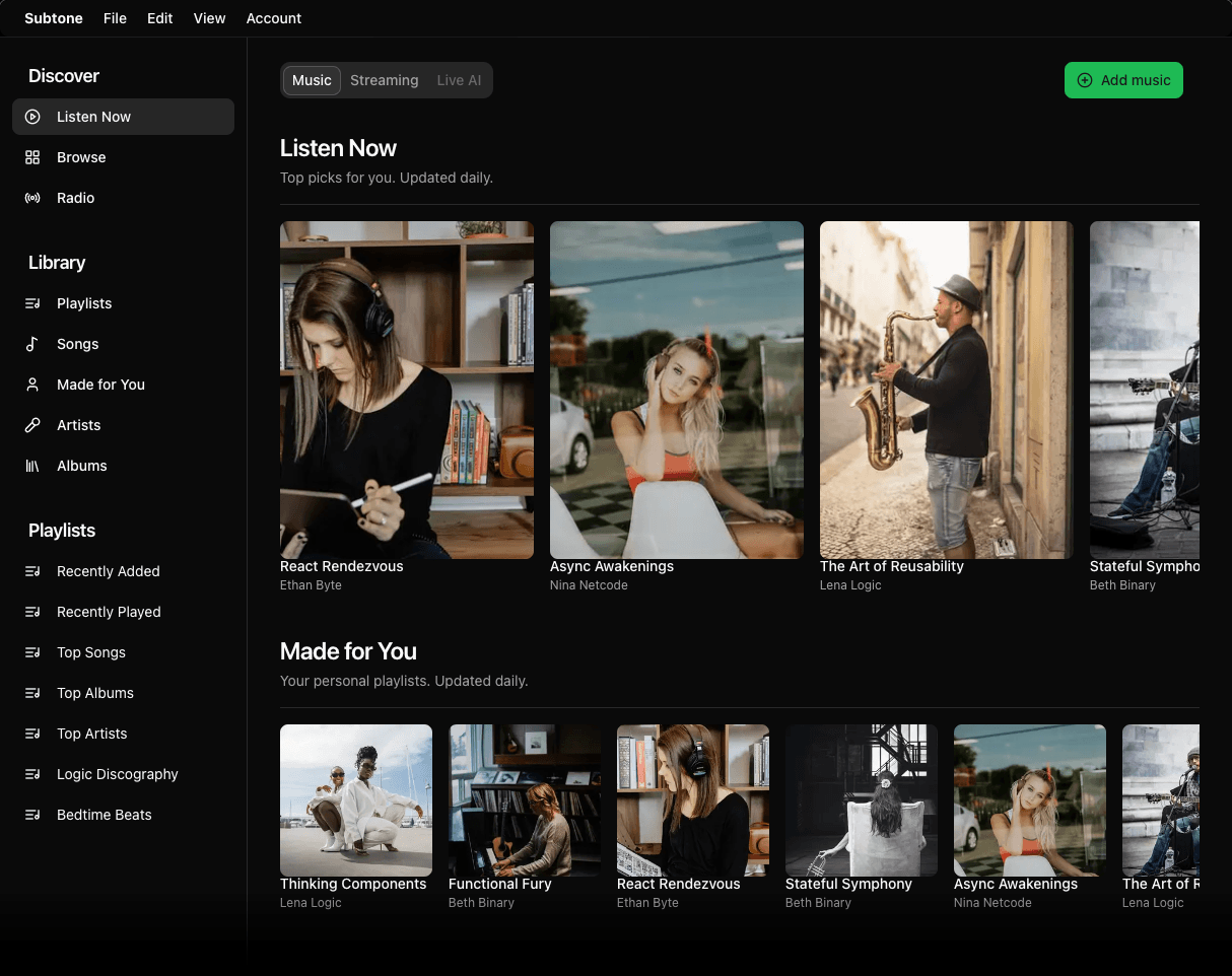 Product screenshot
